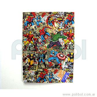 Papel plasficado Avengers