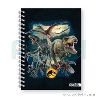 Cuaderno 16x21 Jurasic