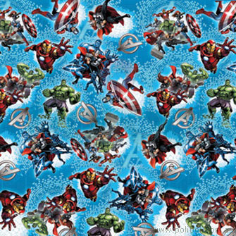 Bobina Papel de regalo Avengers 60cm.