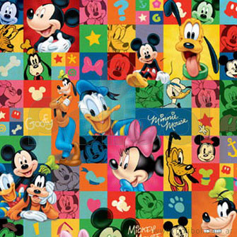 Bobina Papel de regalo Disney clásico 60cm.