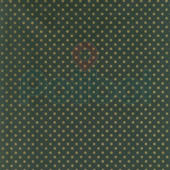 Bobina Papel de regalo con lunares oro 60cm.