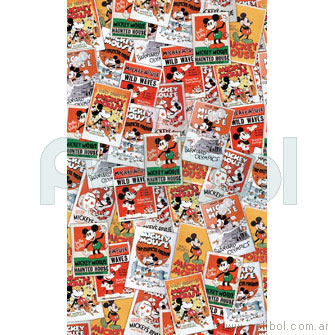 Bobina Papel de regalo Mickey comic 60cm.