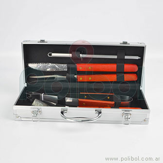 Set de valija para asado