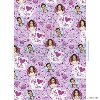 Papel de regalo Violetta