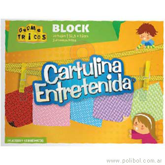 Block Cartulina Entretenida de geométricas