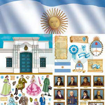 Cartulina Entretenida de Figuras Patrias Tucumán