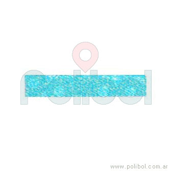 Cinta raso color turquesa de 5mm.