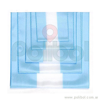 Cinta con motivo: bandera de Argentina de 100mm.