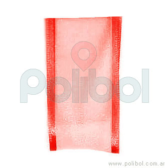 Cinta raso color rojo de 8mm.