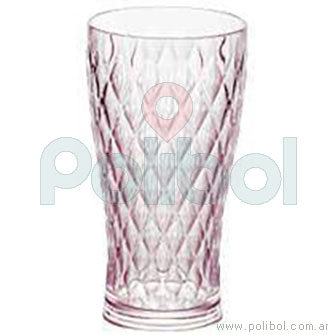 Vaso cristal ambar