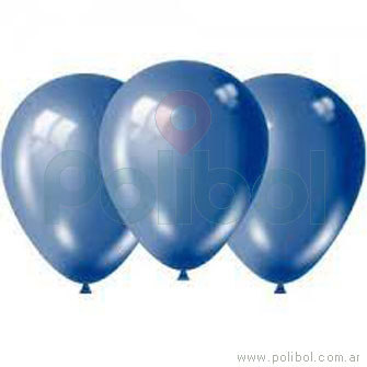 Globo N9 azul liso