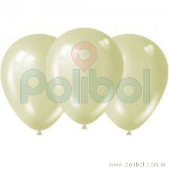 Globo N12 marfil liso