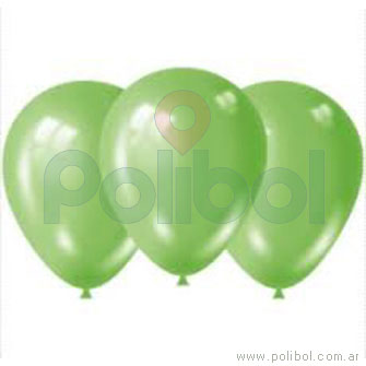 Globo N12 verde lima liso