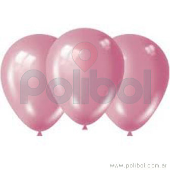 Globo N12 rosa liso