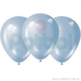 Globo N12 celeste liso