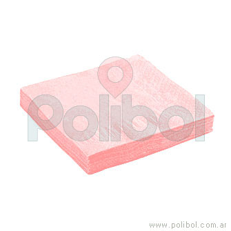 Servilletas de 25 x 25 rosa