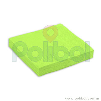 Servilletas de 25 x 25 verde manzana