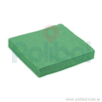 Servilletas de 25 x 25 verde oscuro