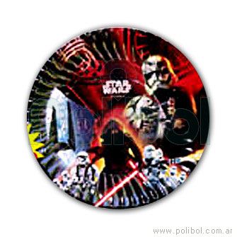 Platos grandes Star Wars x 6