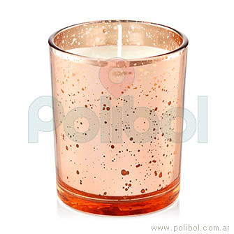 Vela Paz y Amor Rose Gold