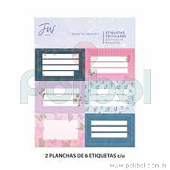 Etiquetas escolares