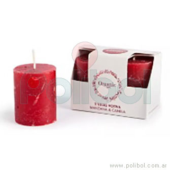 Vela Votiva Manzana y canela