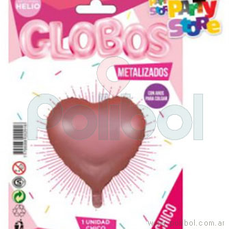 Globo corazón gold