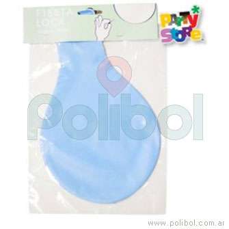 Piñata globo lisa pastel