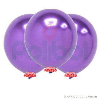 Globo N 11 Chrome violeta