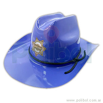 Sombrero de sheriff de cotillón
