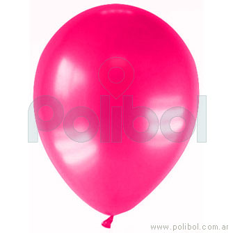 Globos metalizados Fucsia N12 x 50