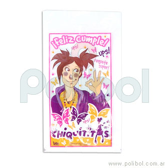 Bolsas plásticas de cotillón Chiquititas