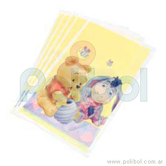 Bolsas plásticas de cotillón Pooh Babies