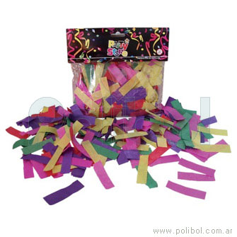 Bolsa de papelitos rectangulares, colores surtidos en la bolsa
