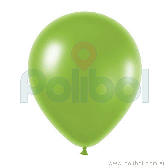 Globo color perlado verde manzana