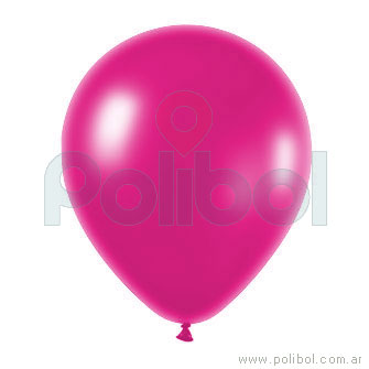 Globo color perlado fucsia