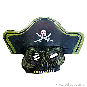 Máscara de pirata de Goma Eva