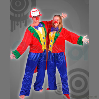 Disfraz para adultos de Payaso Talle 1