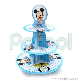 Torre de cupcakes - Mickey bebe