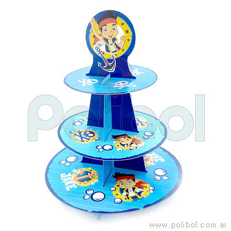 Torre de cupcakes - Jake y los piradas 3P