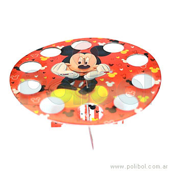 Portaconos Mickey Rojo