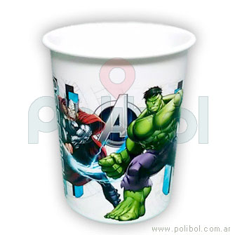 Vaso plástico Avengers