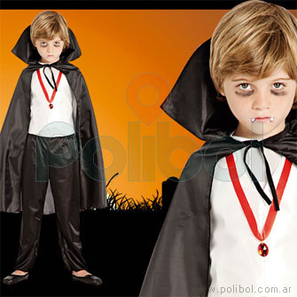 Disfraz para niños de Dracula Talle 2
