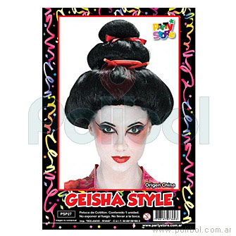 Peluca Geisha Style