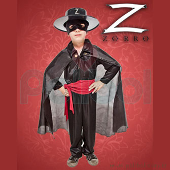 Disfraz del Zorro Talle 3