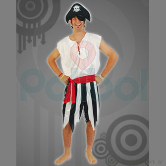 Disfraz para adultos de Pirata Hombre