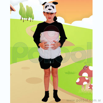Disfraz de Oso Panda Talle 2
