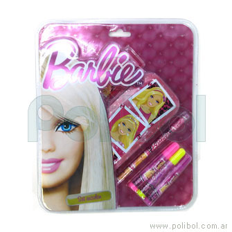 Set escolar Barbie x6 piezas