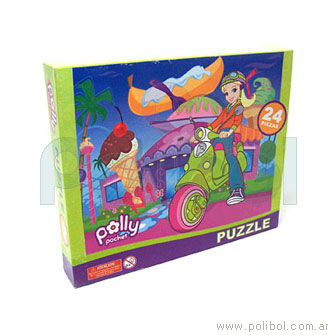 Rompecabezas/puzzle Polly pocket - 24 piezas