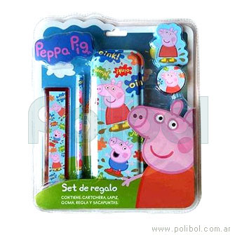 Set escolar Peppa Pig